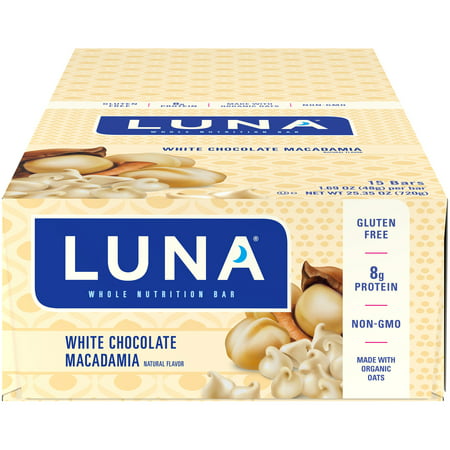 Luna® White Chocolate Macadamia Whole Nutrition Bars 15-1.69 oz. (Best Item For Luna)