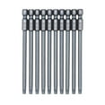 thumbnail image 1 of Amdohai Ensemble de 10 Pcs de Bit Torx de Sécurité, Disque de 1/4 Po, Anti-Trafage, Ensemble de Bit Torx de 3,93 Po de Long P2, 1 of 8
