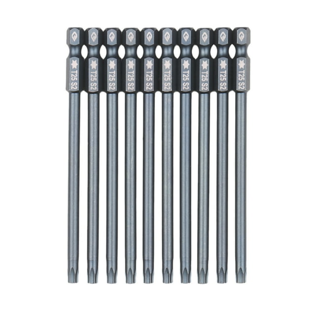 FlyFlise Ensemble de 10 Bits de Sécurité Torx 1/4 Pouce