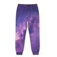 thumbnail image 4 of SONXAHE Men's Galaxy Space Print Jogger Pants Soft Drawstring Elastic Athletic Sweat Bottoms, 4 of 4