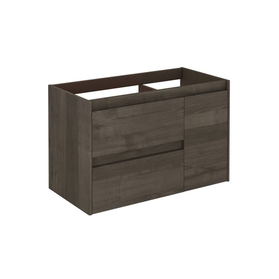 Ws Bath Collections Ambra 90 Base Ambra 35" Single Wall Mounted Vanity Cabinet Only - Wood