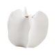 thumbnail image 3 of Jarrón de flores de carambola Jarrón decorativo Arreglo floral Jarrón de cerámica irregular Blanco M, 3 of 9