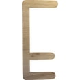 thumbnail image 1 of Wooden Letter E Craft Blank, Unpainted 15'' Tall Alphabet Letter, DIY Wall Art, 1 of 3