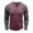 Dark Red, variant on ZCFZJW Raglan Long Sleeve Polo Shirts for Men Lightweight Casual Patchwork Button Crewneck Pullover Sweatshirts Slim Fit Basic Workout Tees Shirt Black S