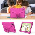 thumbnail image 4 of Allytechgroup iPad Mini 1 2 3 4 5 Case 7.9", Butterfly Design Kids Friendly Shockproof Kickstand EVA Shoulder Strap Bumper Lightweight Case for Apple iPad mini 1st 2nd 3rd 4th 5th Gen, Rose, 4 of 8