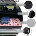 thumbnail image 6 of XYZCANDO Strawberry Daisy Car Trunk Mat 29" x 39", All-Weather Washable Cargo Liner with Non-Slip Backing, Easy-Clean Stitched Edge Protector for SUVs, Sedans and Trucks, 6 of 7