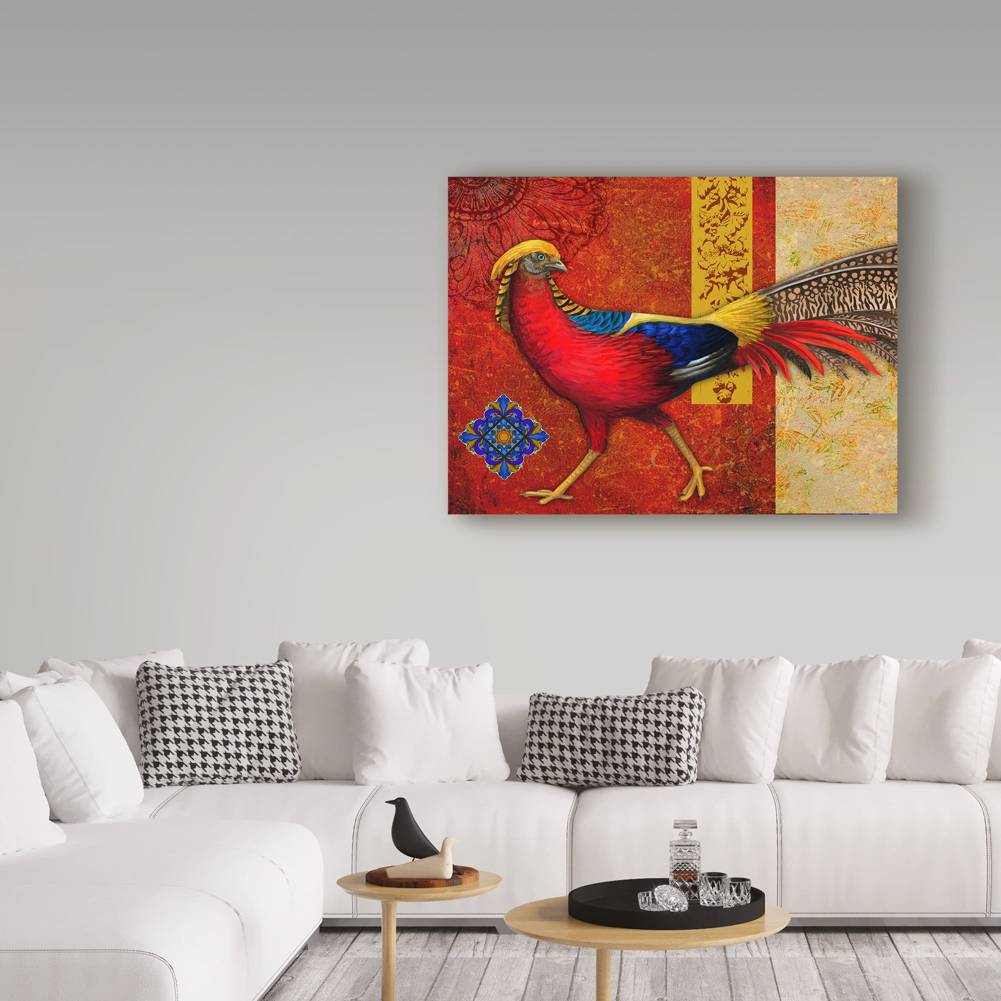 Trademark Fine Art 'Golden Pheasant' Canvas Art by Maria Rytova