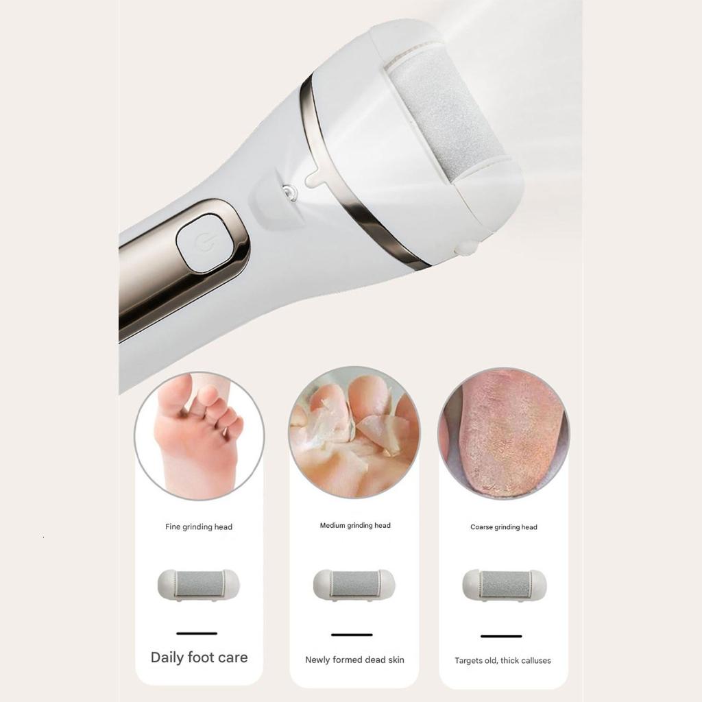 LED Power Display Foot Sander Adjustable Speeds Rechargeable Operation