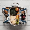 thumbnail image 3 of Now Designs Navy Stripe Shopping Tote, 3 of 3
