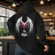 thumbnail image 1 of MHFRRA Sudadera con Capucha y Estampado de Ángel de Invierno, Informal, Suave, Cómoda, Cálida y Gruesa, de Manga Larga, para Actividades Al Aire Libre Negro, 1 of 3