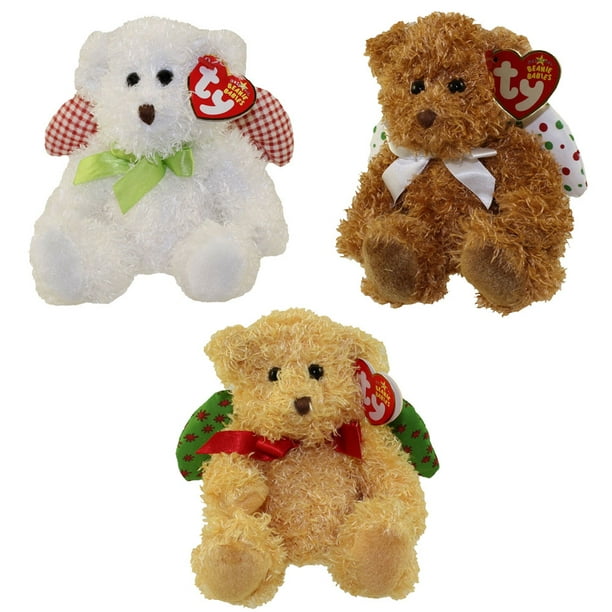TY Beanie Babies SET OF 3 JOY ANGEL BEARS (Joy, Joyous & Joyful