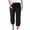 Black, variant on Yubnlvae High Waist Wide Leg Pants - Women's Comfy Straight Leg Trousers (Pockets, Work to Weekend Outfits) Black L