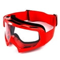 thumbnail image 4 of 1Storm Adult Motocross Helmet BMX MX ATV Dirt Bike Downhill Mountain Bike Helmet SC09S Monster Shark Red; + Goggles + Skeleton Red Glove Bundle, 4 of 8