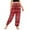 Patterned6, variant on Women's Boho Pants Harem Beach Baggy Trousers Print Bloomer Yoga Hippie Drawstring Elastic Waist Aladdin Indian Thai Bohemian Cinch Bottom Patterned7 One Size