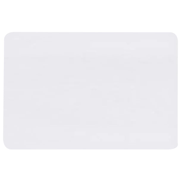 Almohadilla protectora, genérica, mantel individual transparente para mesa de comedor, manteles individuales protectores blancos