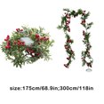 thumbnail image 3 of Inteprter Luces LED de frutas rojas alimentadas por encantadora para el hogar lámparas portátiles de guirnalda de Iluminación navideña tipo 3, 3 of 6