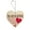 C, variant on FAMTKT Valentine's Day Wooden Hearts Ornaments Valentines Decor Mini Heart Ornaments for Christmas Valentine's Day Wedding Holiday Anniversary Party Decorations