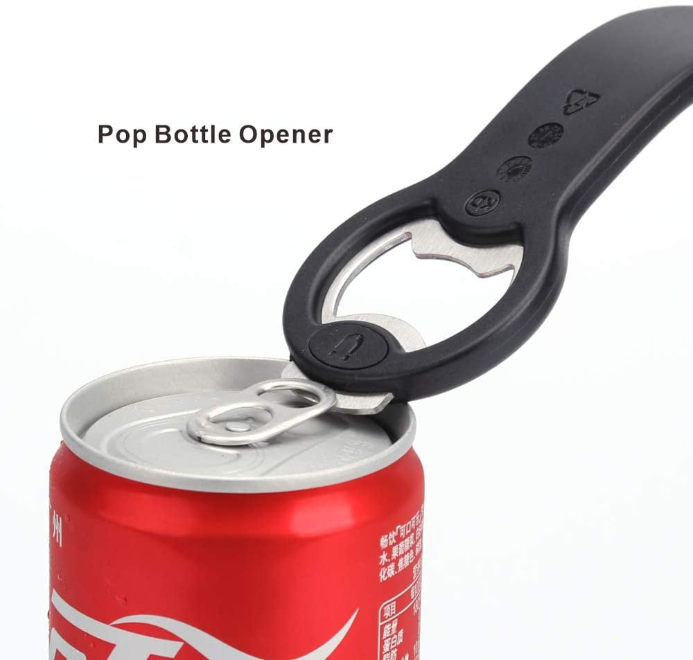  joaoxoko Magnetic Bottle Openers for fridge，2pcs can opener for  Camping and Traveling，Black Classic Beer Opener Stainless Steel Small  Bottle Opener Can Tapper (Black): Home & Kitchen