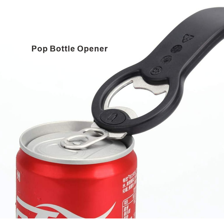 Southwit 2 in 1 Magnetic Beer Bottle Opener for Fridge and RV with Cap Catcher - Pop Can Soda Can Opener, Stick to Refrigerator for Easy Storage with
