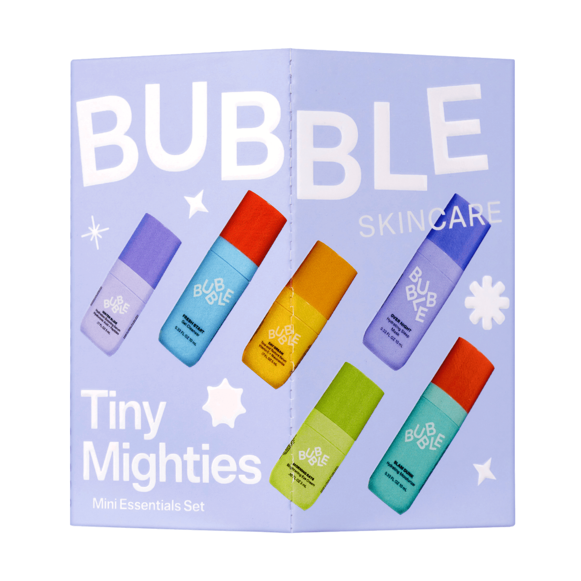 Bubble Tiny Mighties Mini Essentials Holiday Gift Set, 6