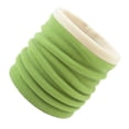thumbnail image 1 of Sonducket Bufanda de cuello de bloque de color de invierno cálido regalo de calentador de bucle de cara de ciclismo al aire libre para mujeres y hombres Accesorios de disfraces Verde+Blanco, 1 of 1