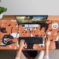 thumbnail image 4 of Long Mouse Pads for Desk,Halloween Cat Pattern Desk Mats on Top Of Desks, Desk Mouse Pad Extra Large with 3mm Non-Slip Base and Stitched Edge for Gaming,Office,Work,Home 47.3"x23.6", 4 of 6