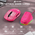 thumbnail image 2 of ATTACK SHARK G3PRO Tri-mode Wireless Gaming Mouse with Charge Dock 25000 DPI Ultra Lightweight, 2 of 9