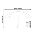 thumbnail image 3 of Ultralight Sun Umbrella, Portable Mini Fold Umbrella, Capsule Design, UV Protection, Rain Shield, Travel Friendly, for Women, Compact Carry, Sunshade, Weatherproof Canopy FAJHHA | Plastic, B, 3 of 9