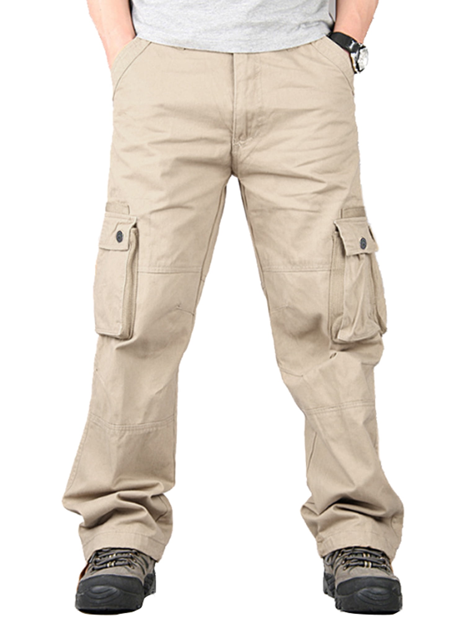 Men's Pockets Straight Leg Cargo Combat 