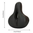 thumbnail image 3 of WIHJ Seat Ergonomic Shape For Hip Comfort Absorbing Design Breathable Fabric Suitable For Road & Biking Secure Installation Ergonomic Bike Saddle For Comfort And Absorption, 3 of 9