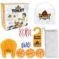 thumbnail image 3 of Hoopla Toys Poop Hoops Juego de baloncesto para inodoro, divertido juguete deportivo para baño para niños, 3 of 5