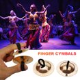 thumbnail image 1 of Mini Instrumento Musical De Platillos De Latón 2 uds platillos para dedos platillos para dedos para danza del vientre latón Zills platillos para dedos de latón, 1 of 8