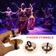 thumbnail image 5 of Mini Instrumento Musical De Platillos De Latón 2 uds platillos para dedos platillos para dedos para danza del vientre latón Zills platillos para dedos de latón, 5 of 8
