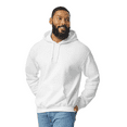 thumbnail image 2 of Wire Delight Men’s Hoodie, Heavy Blend Casual Pullover Hooded Sweatshirt with Pouch Pocket, White, XL, 2 of 5