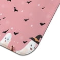 thumbnail image 5 of Pink Ghost Bat Halloween Pattern Dish Drying Mat for Kitchen 1 Pack, Ultra Absorbent Microfiber Dishes Drainer Mats,16x18in(41x46cm), 5 of 6