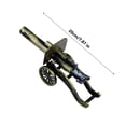 thumbnail image 3 of Metal Bore Cannons Ornament Alloy Wheeled Cannons One Guns And Red Model Home Decor Ornament, 3 of 8