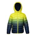 thumbnail image 1 of Rokka&Rolla Boys' Reversible Lightweight Puffer Jacket Hooded Water-Resistant Winter Coat, 1 of 1