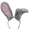 Gray, variant on DESIGNICE Headbands for Women Plush Bunny Ears Cosplay Headband Cute Hair Accessory for Women Plush Fabric Stylish Hair Bands for Women's Hair 18x4cm,Brown