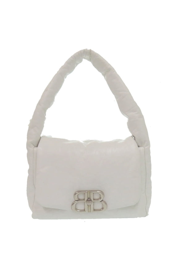 Pre-Owned Balenciaga Monaco sling bag, BB logo, 787896, silver hardware,...