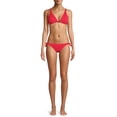 thumbnail image 2 of No Boundaries Solid Pique Bikini Swimsuit Bottom, 2 of 5