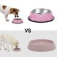 thumbnail image 3 of Savori Bling Dog Bowls Rosa 640Ml Hecho A Mano Con Diamantes De Imitación Bling Cuencos Para Mascotas De Acero Inoxidable Alimentador De Agua Doble Para Cachorros, Gatos Y Perros - Juego De 2, 3 of 5