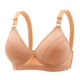 thumbnail image 4 of Birdeem Woman's Embroidered Glossy Comfortable Breathable Bra Underwear No Rims, 4 of 12