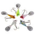 thumbnail image 2 of koolsoo 5pcs Multicolor Spoons Baits Fishing Jigs 2.5cm, 2 of 9