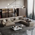 thumbnail image 4 of Luxury Modern Living Room Sofas Furniture Bed Family Living Room Sofas Sectional Leather Europe Confort Nordic Chaises Sofa Bed My Lux Decor Round, 4 of 25