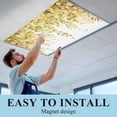 thumbnail image 6 of Yellow Eucalyptus Leaves Fluorescent Light Covers, Spring Floral Summer Botanical Magnetic Light Covers for Ceiling Lights, Fluorescent Ceiling Shade Filters for Classroom Bedroom Office 4x2Ft x 4PCS, 6 of 8