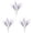 E*3, variant on Blossom Branches Artificial Flowers Creamy Blossom Long With Frosted Powder Blossom For Indoor Decoration Tall Vase Arrangements Home Wedding Table Centerpieces(3PCS)