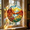 thumbnail image 4 of Acrylic Jigsaw Puzzle Suncatcher-Galactic Colorful Birds, Stained Glass Window Hanging, Home Decor Creative Mom Gifts, Birthday Gifts for Women,Wife, Sisters, Aunt, Besties 7.4in, 4 of 5