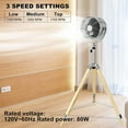 thumbnail image 2 of Simple Deluxe 10 inch 3 Speed Tripod Pedestal Fan, 2 of 7