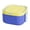 Blue, variant on Square Leak-Proof Lunch Box, Reusable, BPA-Free, with Sealing Lid, Portable Lunch Box (6.22x6.14x3.14")