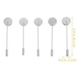 thumbnail image 2 of Soimiss 20 Pcs Brooch Holder Silver Metal for Jewelry Making and Craft Projects, 2 of 5